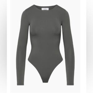 Aritzia Babaton Contour grey bodysuit
